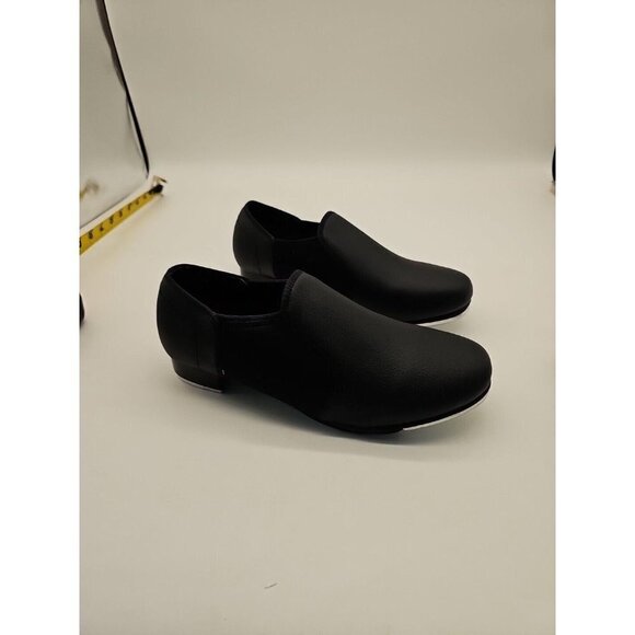 Theatricals Kids Slip On Tap Dance Shoes Black Size 7.5 Style T9100 - Picture 1 of 6